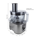 Electric Vegetable Dicer Chopper 7L 600W, 2-Speed Food Processor